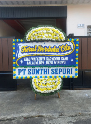 Papan Bunga Duka di Wenang